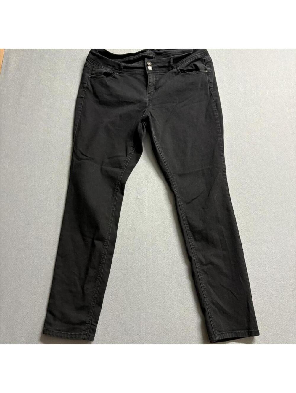 Wax Jean Los Angeles Womens Skinny Jeans Size XL Black Denim Stretch Pants